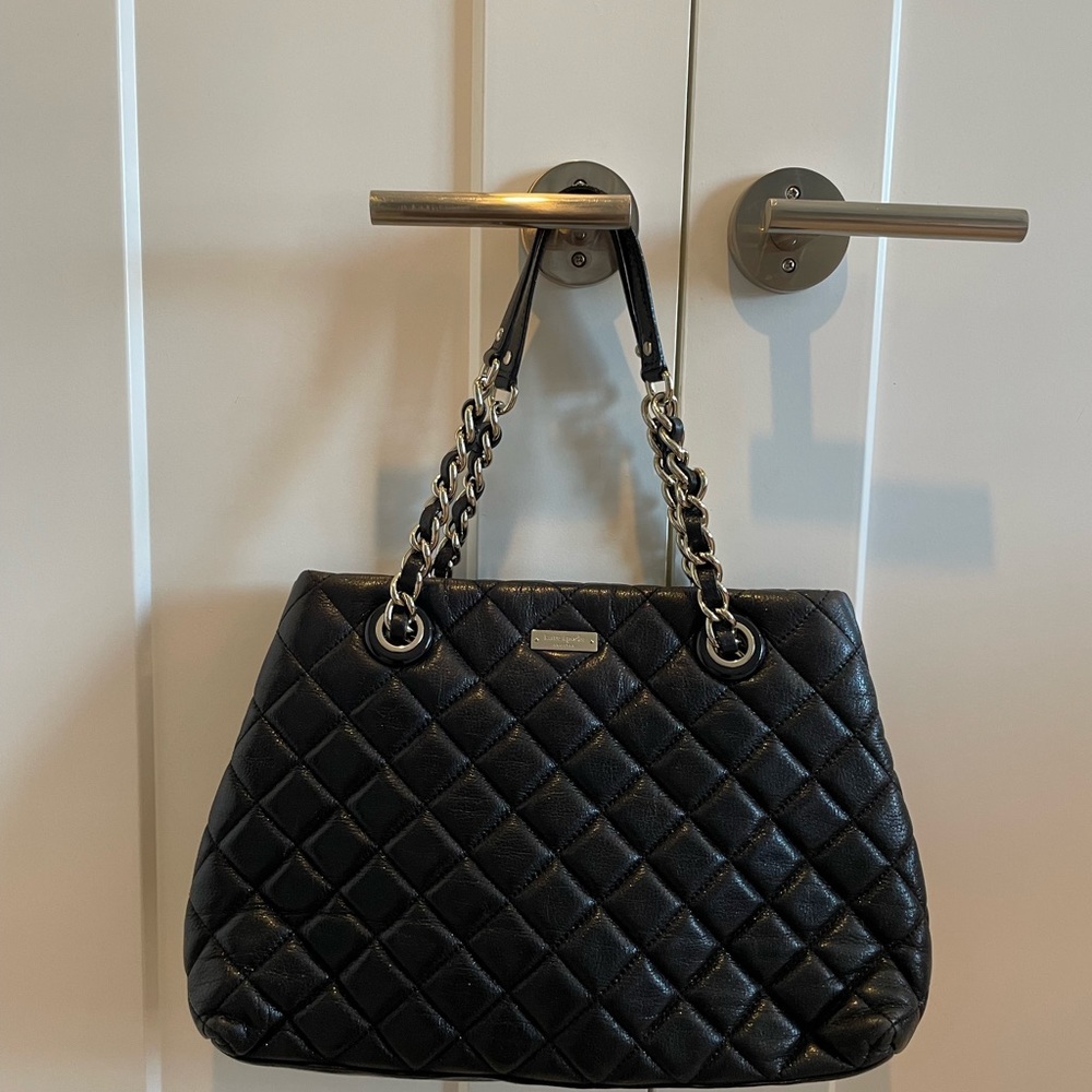 Preloved Kate Spade Black Chain Bag
